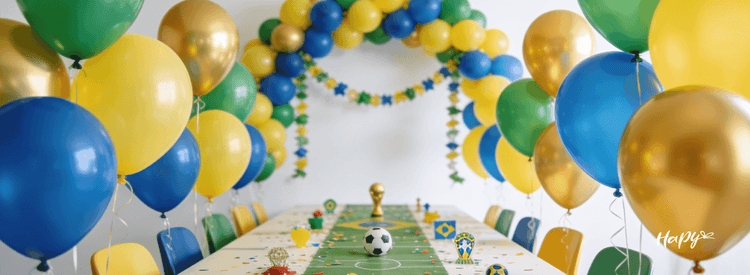 Imagem destaque do post Festa de Aniversário Temática Copa do Mundo: Planner Completo para uma Torcida Inesquecível